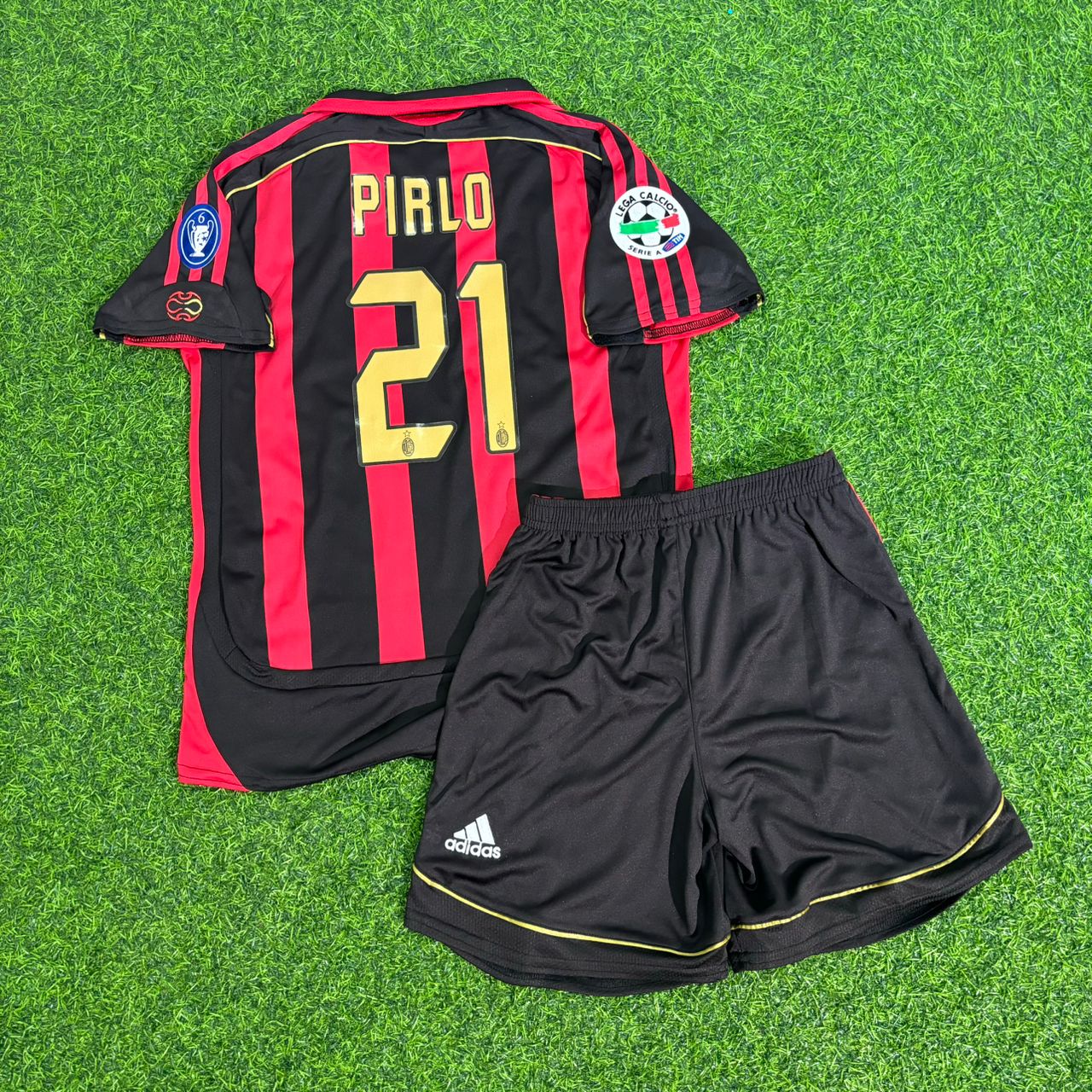 Andrea Pirlo Milan 2006/2007 Retro Kids Football Jersey