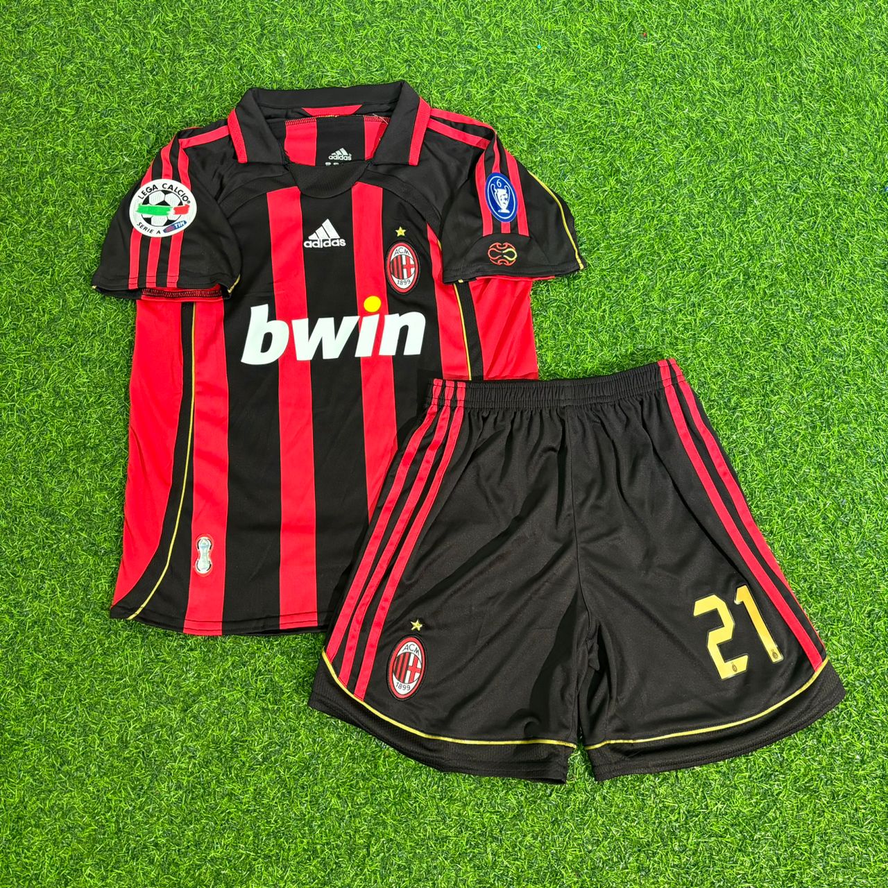 Andrea Pirlo Milan 2006/2007 Retro Kids Football Jersey
