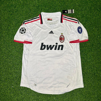 Andrea Pirlo Milan 2009 2010 Season White Retro Jersey Trikot Maillot