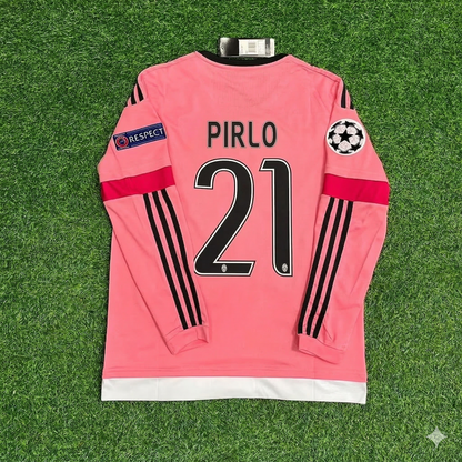 Andrea Pirlo Juventus Pink Retro Pink Jersey Trikot