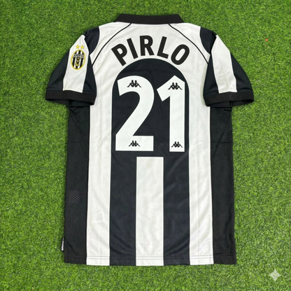 Andrea Pirlo 21 - Juventus Home Retro Kit Jersey Maillot Trikot Soccer Shirt