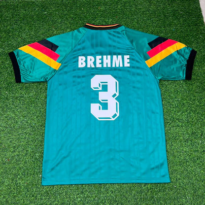 Andreas Brehme Germany Deutschland 1992 World Cup Football Jersey Trikot