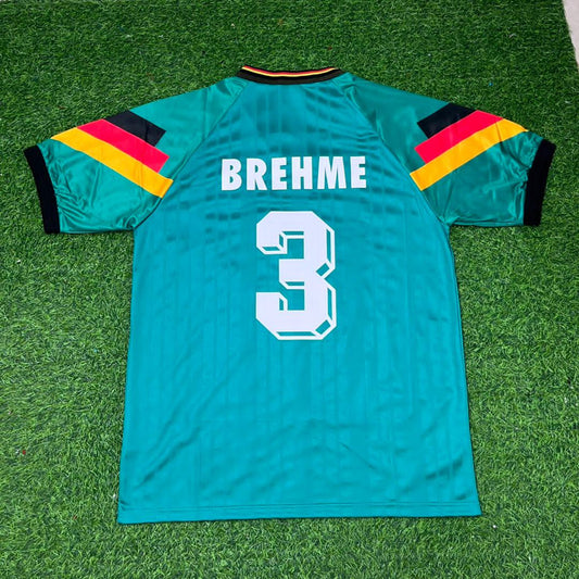 Andreas Brehme Germany Deutschland 1992 World Cup Football Jersey Trikot