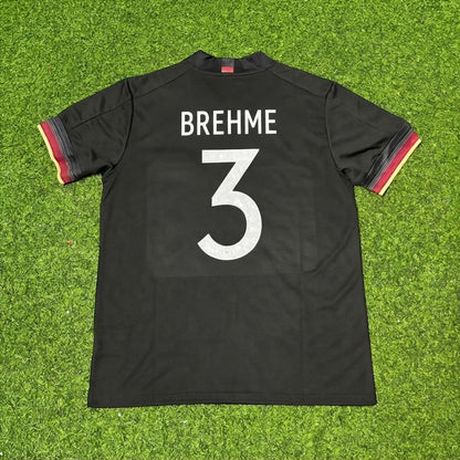 Andreas Brehme #3 Germany Black Retro Football Jersey