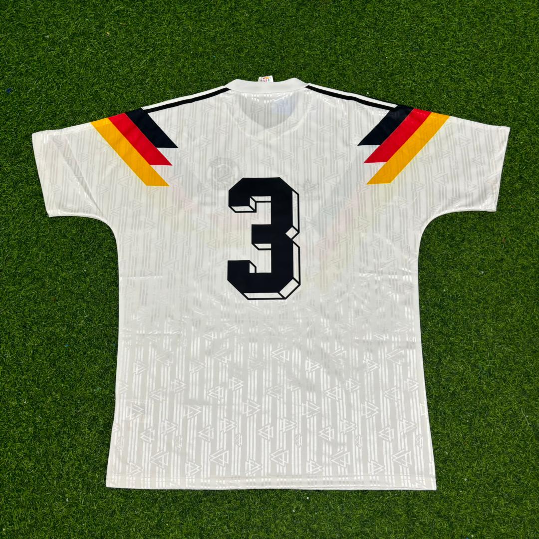 Andreas Brehme Germany Deutschland 1990 Weltmeisterschaft Retro Fußballtrikot