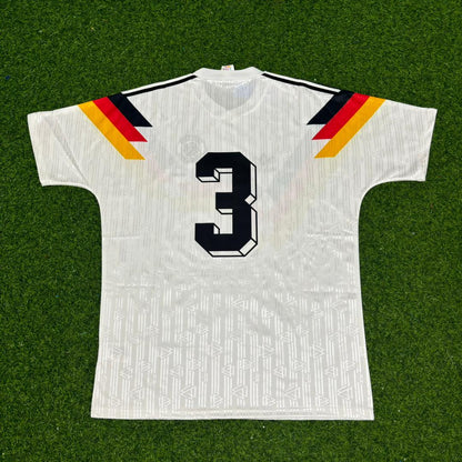 Andreas Brehme Germany Deutschland 1990 Weltmeisterschaft Retro Fußballtrikot