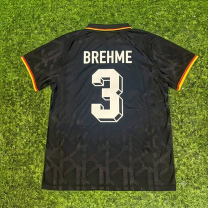 Andreas Brehme Germany Black Polo Retro Commemorative Jersey