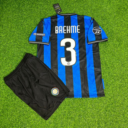Andreas Brehme Inter Retro Kids Football Jersey