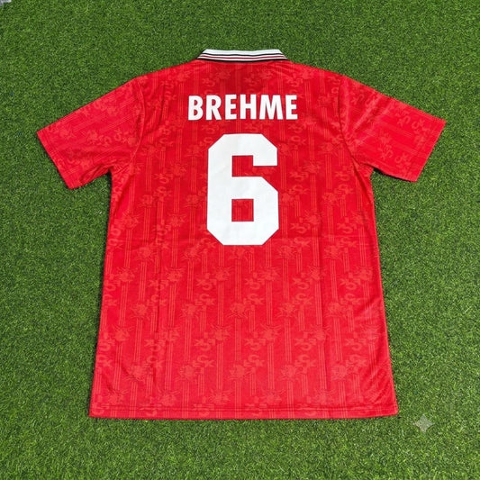 Andreas Brehme FC Kaiserslautern Commemorative Retro Fußballtrikot