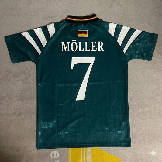 Andreas Möller Germany Deutschland EURO 1996 Retro Jersey Trikot Soccer Shirt