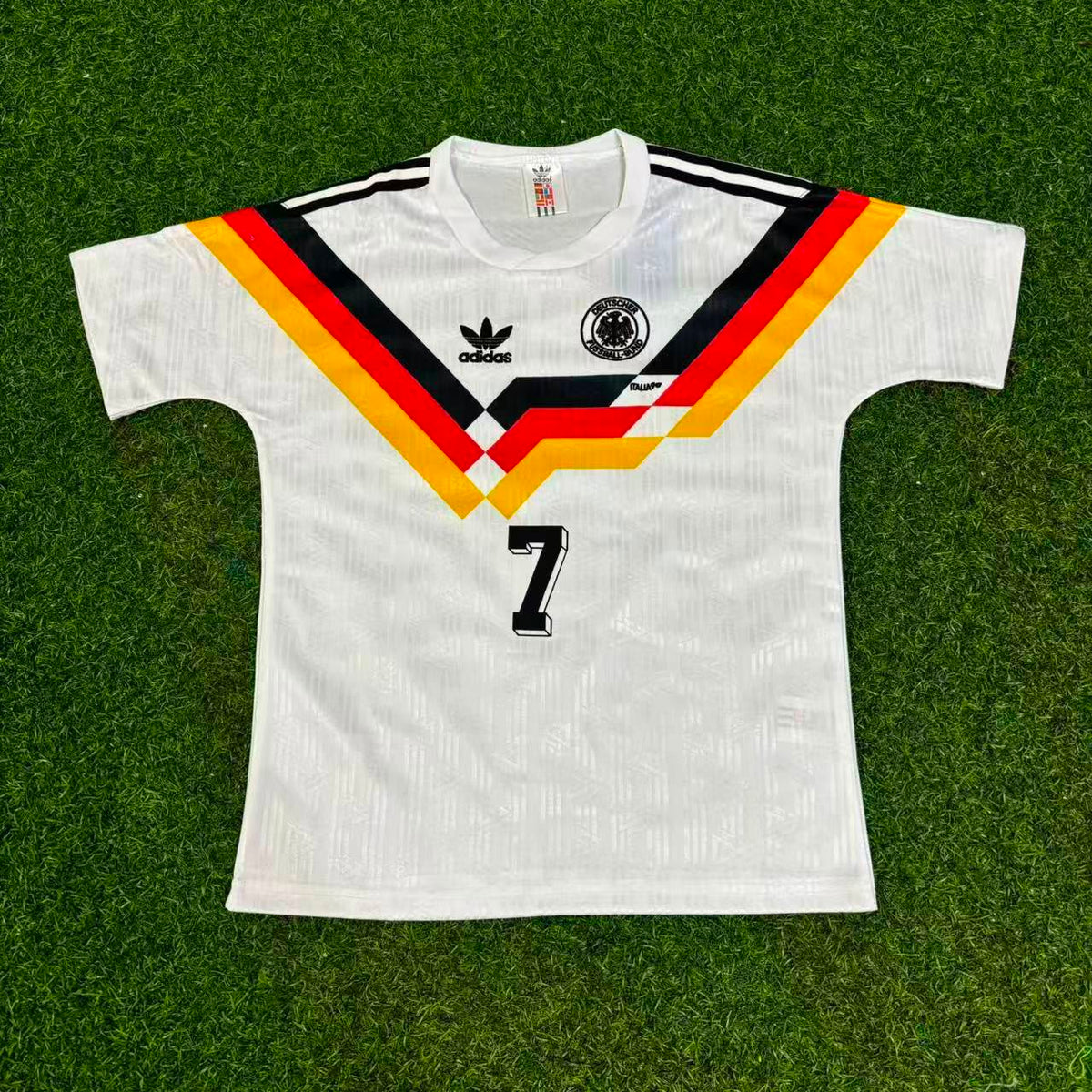 Andreas Möller 17- Allemagne Deutschland Retro Kids 1990 Maillot Coupe du Monde - Deutschland Retro Kinder Trikot WM 1990 Maillot de football