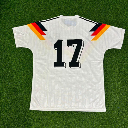 Andreas Möller Germany 1990 World Cup Retro Football Jersey Trikot Maillot