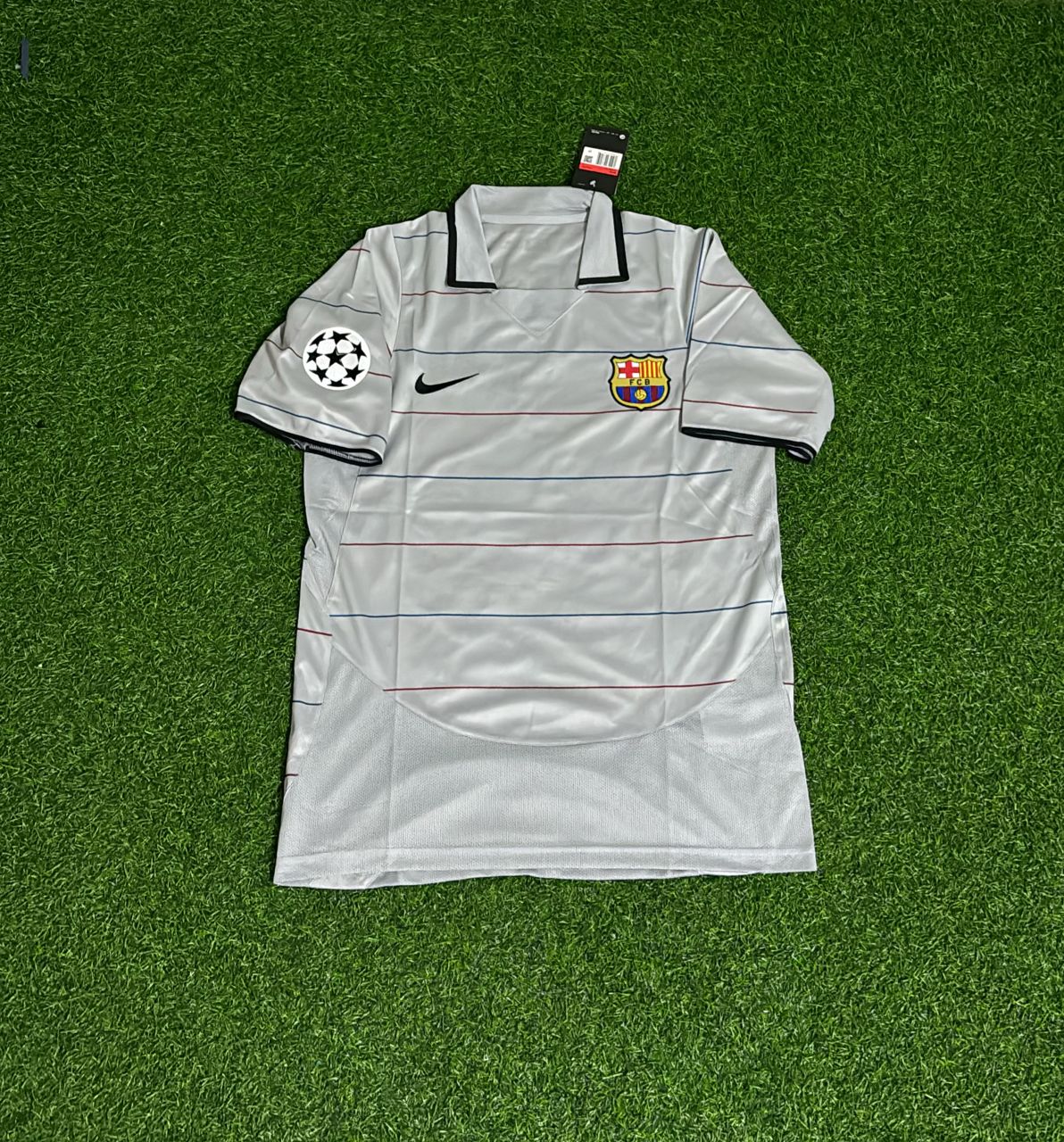 Andres Iniesta 24 - Barcelona 2004/2005 Blue Garnet Retro Jersey Trikot