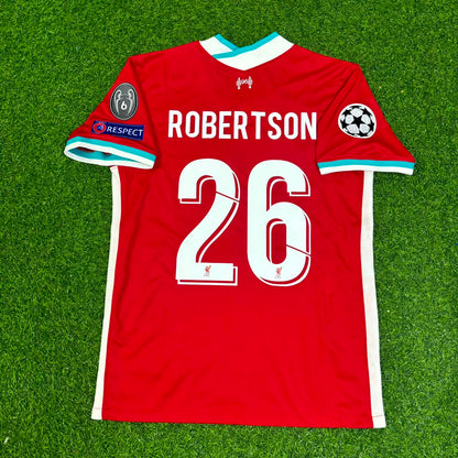 Andrew Robertson 26# Liverpool 2019 2020 Home Retro Football Jersey