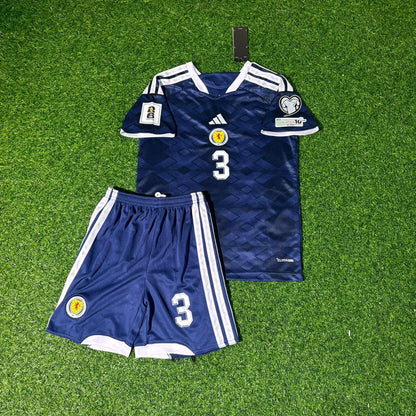 Andrew Robertson Scotland 2026 World Cup Kids Football Jersey Kit