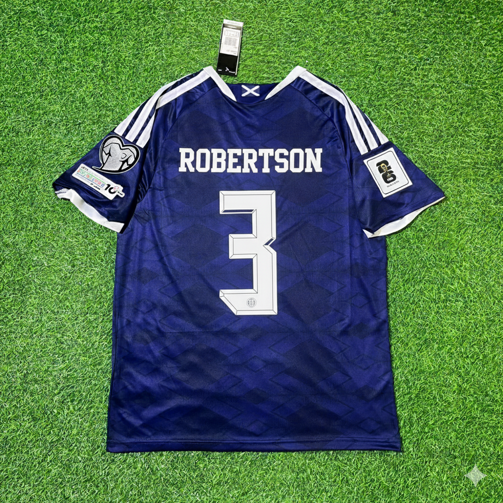 Andrew Robertson Scotland 2026 World Cup Football Jersey Kit
