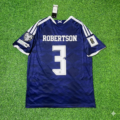 Andrew Robertson Scotland 2026 World Cup Football Jersey Kit