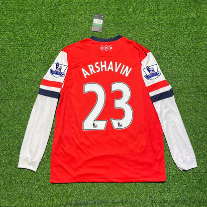 Andrey Arshavin Arsenal Retro Long Sleeve Football Jersey Kit