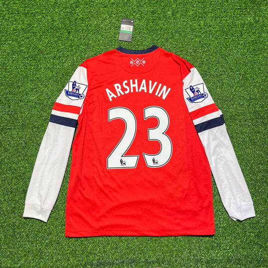 Andrey Arshavin Arsenal Retro Long Sleeve Football Jersey Kit