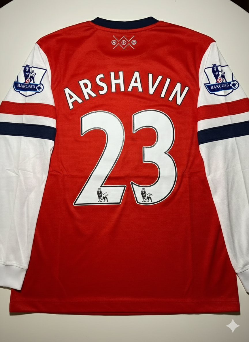 Andrey Arshavin Arsenal 2011-2012 Retro Kit Jersey Trikot Maglia Soccer Shirt