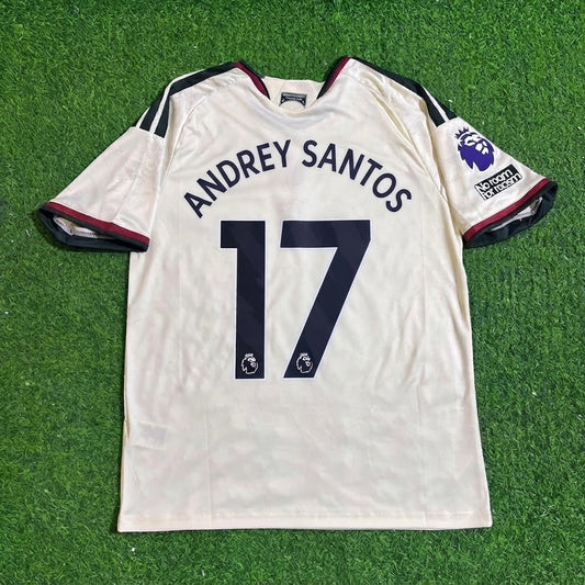 Andrey Santos #17 Manchester United  New Season 2027 Jersey Trikot Maillot Soccer Shirt