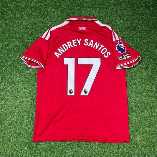 Andrey Santos Manchester United New Season 2027 Jersey Trikot Maillot Soccer Shir