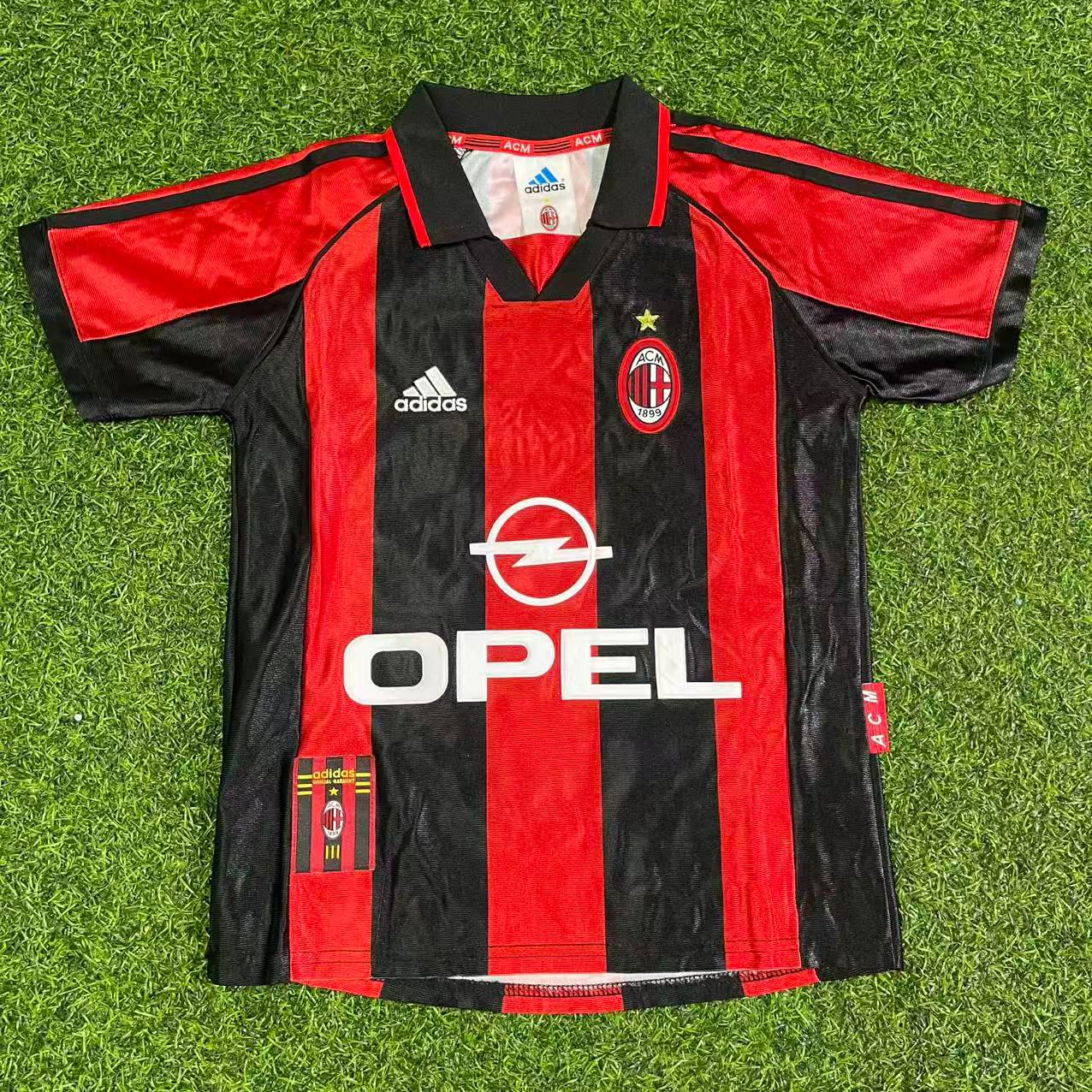 Andriy Shevchenko AC Milan 1998-1999 Kids Retro Football Jersey