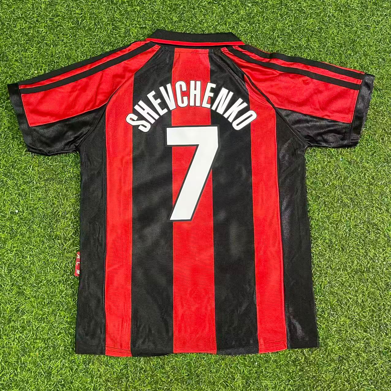 Andriy Shevchenko AC Milan 1998-1999 Kids Retro Football Jersey