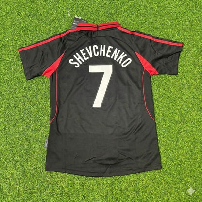 Andriy Shevchenko #7 AC Milan 2000-2001 Away Retro Football Jersey