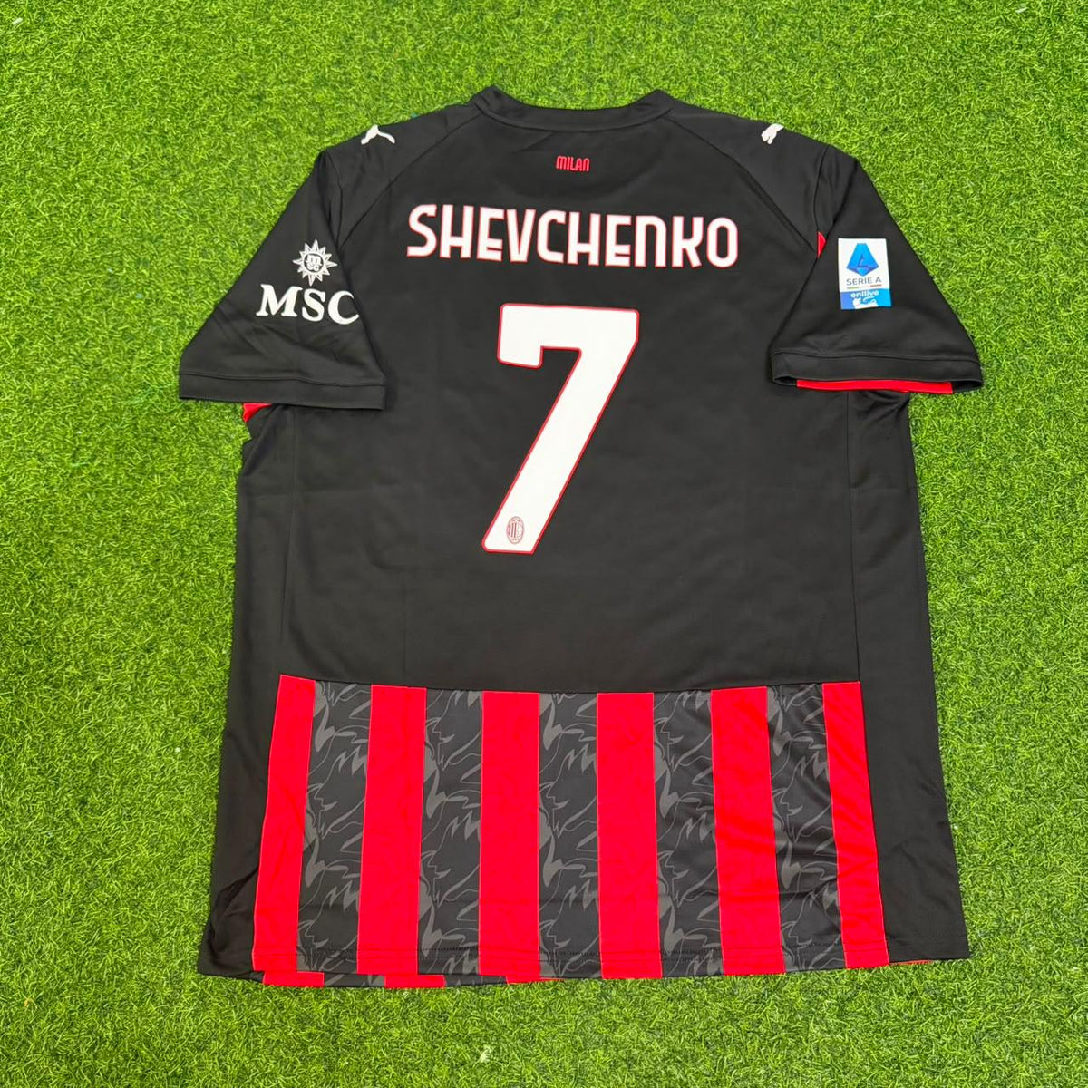 Andriy Shevchenko AC Milan Football Retro Legend Jersey Trikot Maillot