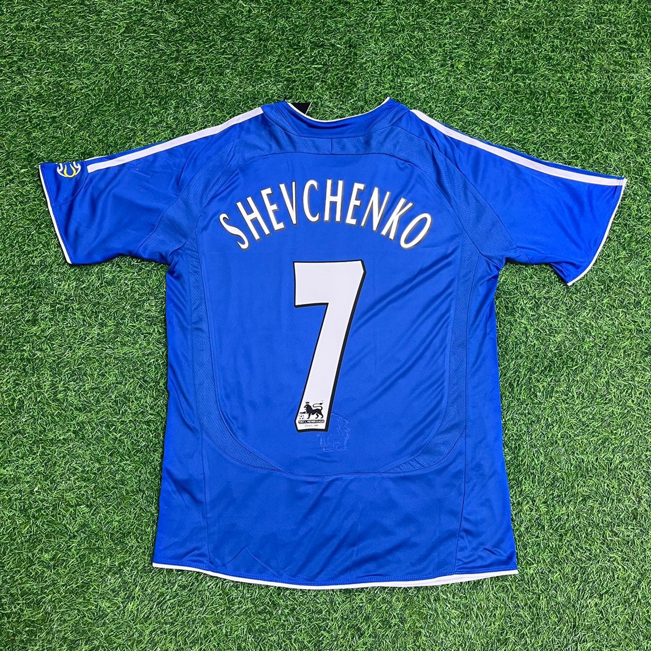 Andriy Shevchenko – Maillot rétro du kit Chelsea saison 2006–2008 – | Maillot | Maillot de football