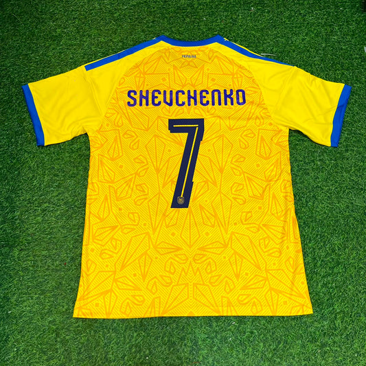 Andriy Shevchenko Ukraine Retro Football Jersey