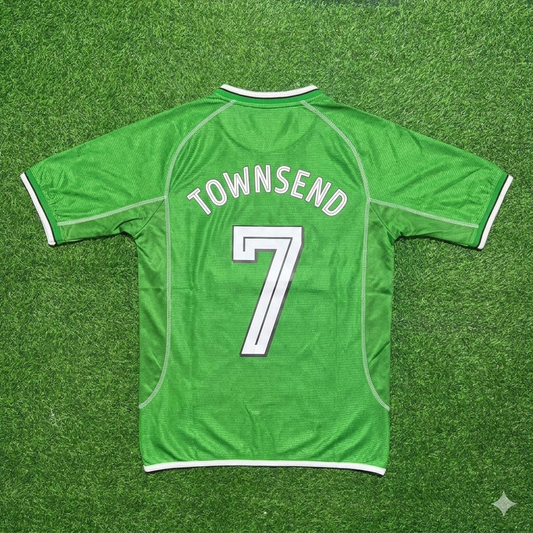 Andy Townsend Ireland Retro Green Football Jersey