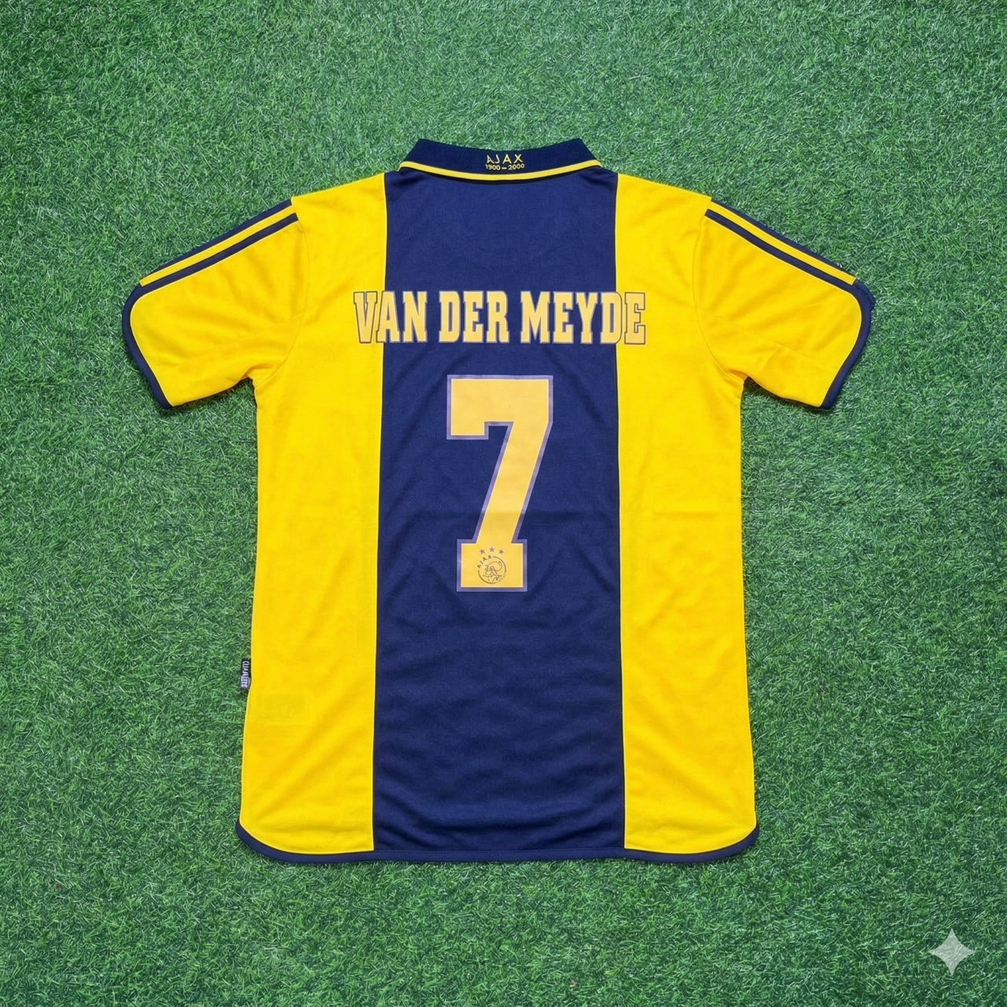 Andy van der Meyde Ajax 2000/2001 Retro Yellow Football Jersey