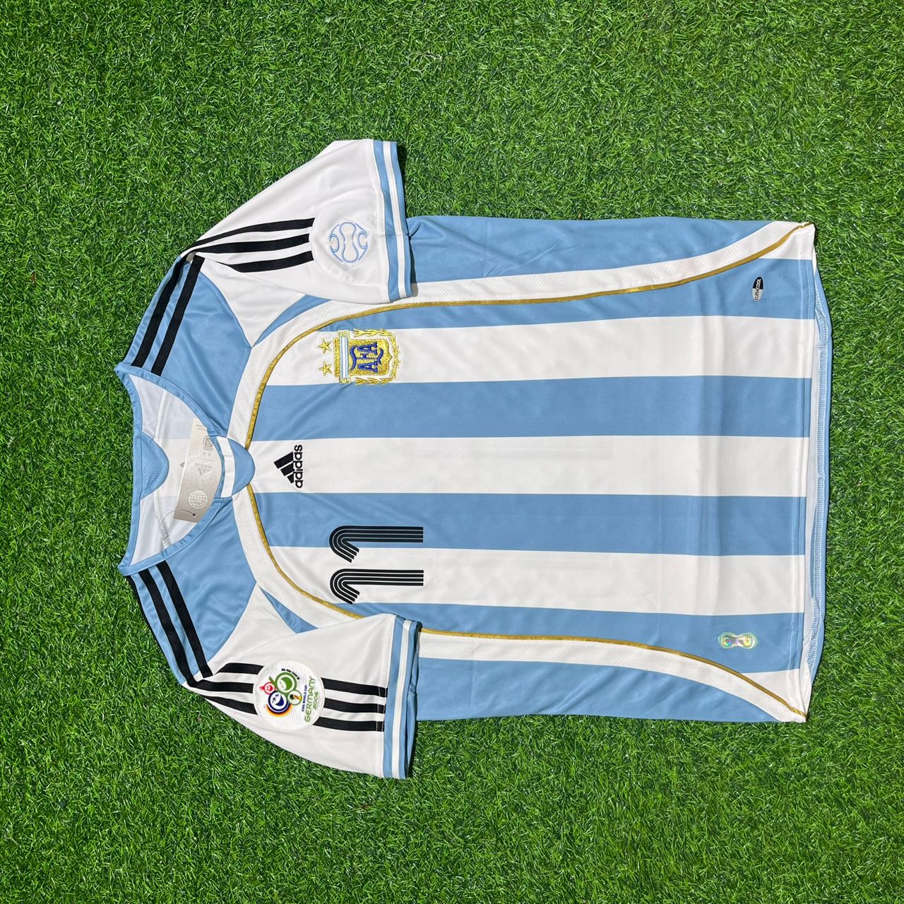 Angel Di Maria Argentina Retro Soccer Jersey Maillot Trikot Maglia