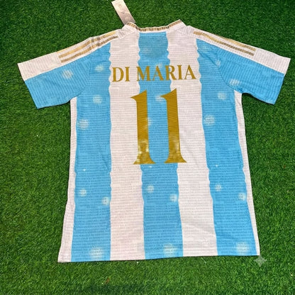 Angel Di Maria Argentina Commerative Anniversary Football Jersey Trikot Maillot