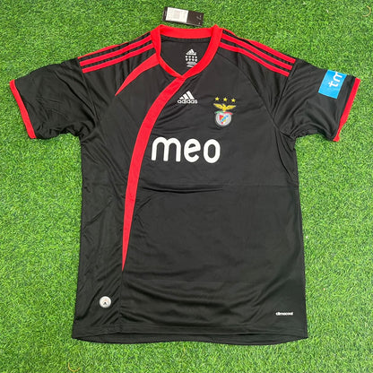 Angel di Maria #20 – Benfica 2009/2010 Away Black Retro Kit Jersey Trikot Maillot Soccer Shirt