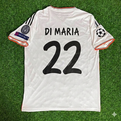 Angel Di Maria 22- Real  Madrid Lisbon Short Sleeve Jersey Soccer Shirt