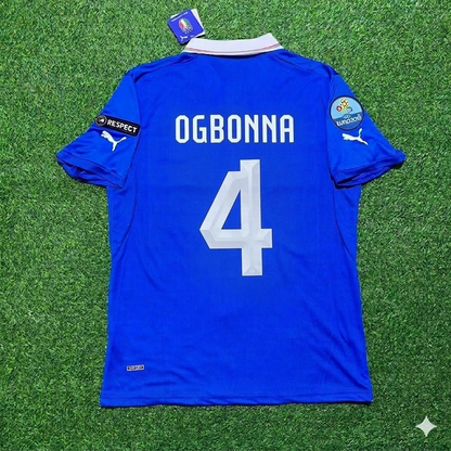 Angelo Ogbonna 4- Italy Euro 2012 Retro Home Jersey