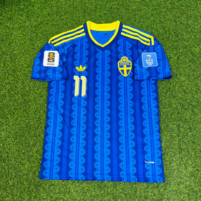 Anthony Elanga #11 Sweden World Cup 2026 Trikot Jersey