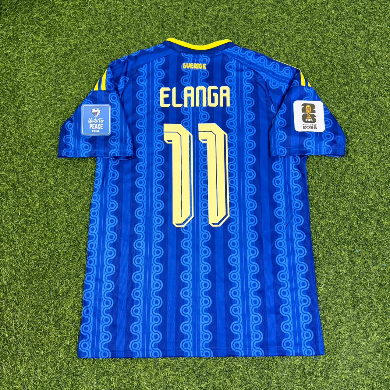 Anthony Elanga #11 Sweden World Cup 2026 Trikot Jersey