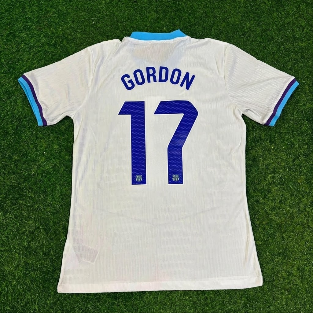 Anthony Gordon #17 Barcelona New Season Special Edition Jersey Trikot Maillot Soccer Shirt