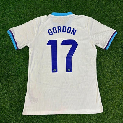 Anthony Gordon #17 Barcelona New Season Special Edition Jersey Trikot Maillot Soccer Shirt