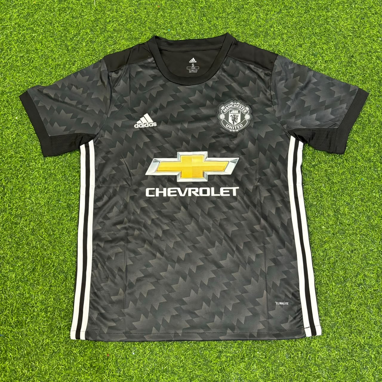Anthony Martial Manchester United 2017-2018 Black Retro Football Jersey