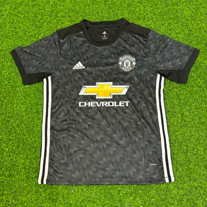Anthony Martial Manchester United 2017-2018 Black Retro Football Jersey