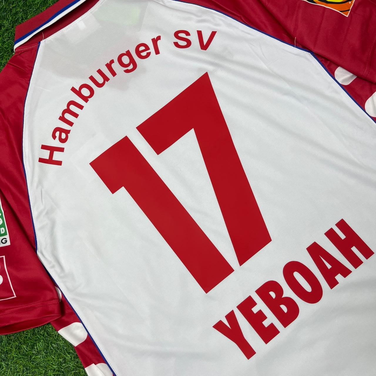 Anthony Yeboah Hamburger SV 1999-2000 Heim Retro Fußballtrikot