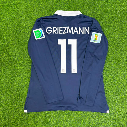 Antoine Griezmann #11 Frankreich 2014 WM Langarm Fußballtrikot