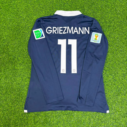 Antoine Griezmann #11 France 2014 World Cup Long Sleeve Football Jersey