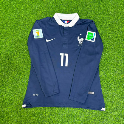 Antoine Griezmann #11 Frankreich 2014 WM Langarm Fußballtrikot