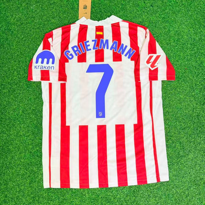 Antoine Griezmann Atlético Madrid letzte Saison neue 2026 Fußballtrikot